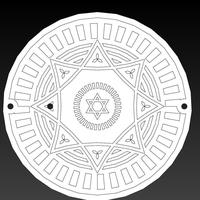 100mm ManHole Cover Coins - Thumbnail 5