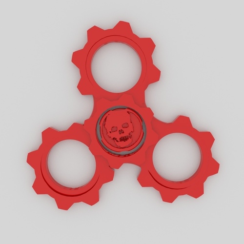 Gears Spinner 3D Print 145939