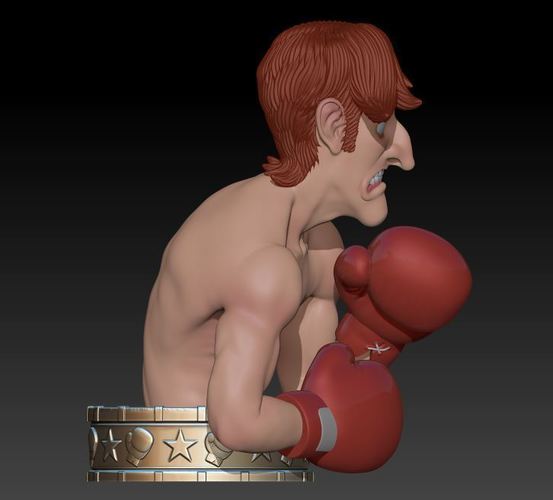 Glass Joe  "Punch Out" 3D Print 145974