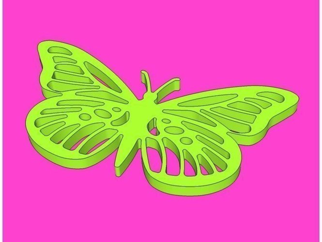 Butterfly 3D Print 145983