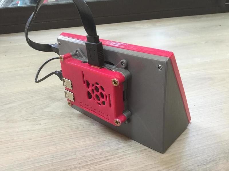 7inch raspberry pi HDMI screen case with VESA mount - Pinshape
