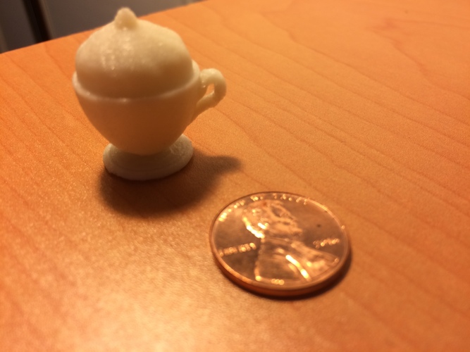 Mini Cappuccino  a Pet Tag 3D Print 145999