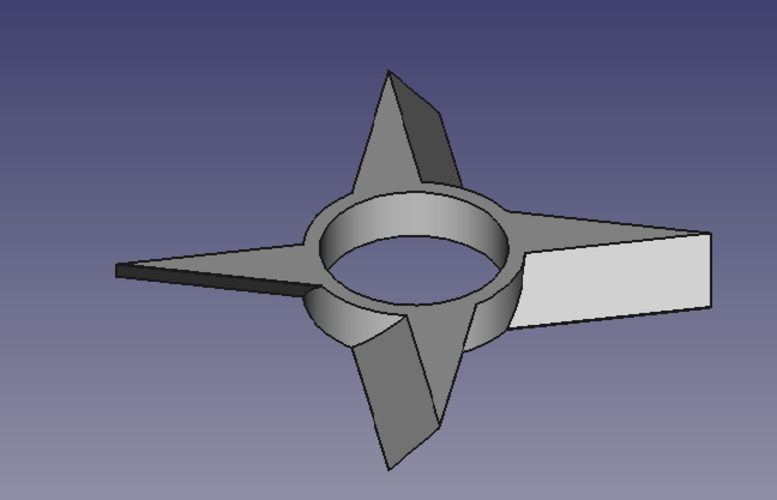 3D Printed Fidget Shuriken Spinner by 3D Modeller | Pinshape