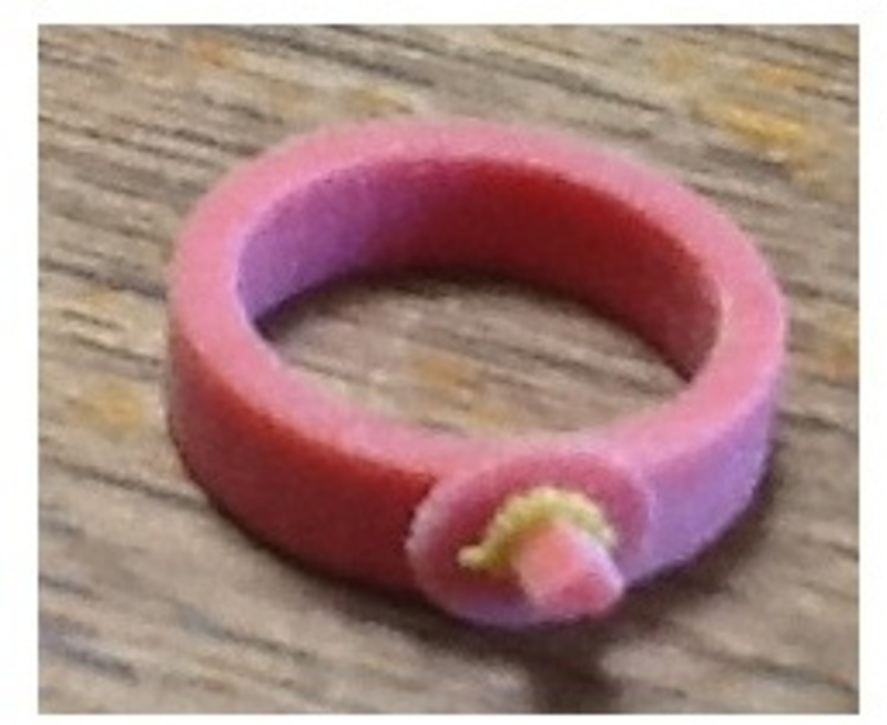 bright heart ring for metal