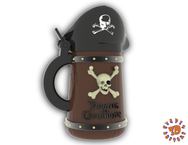 Pirates of the Caribbean Beer Stein - The Angled Style