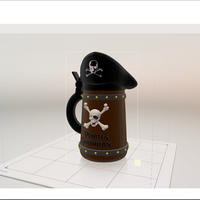 Pirates of the Caribbean Beer Stein - The Angled Style - Thumbnail 11