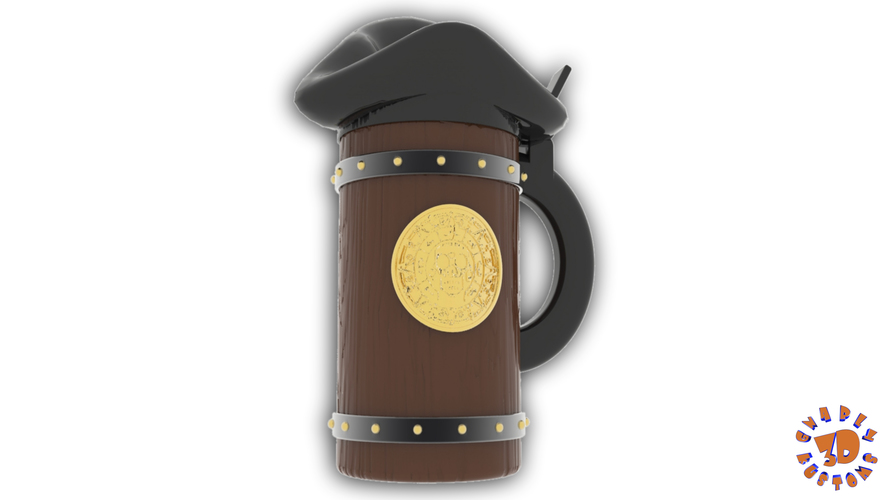 Pirates of the Caribbean Beer Stein - The Straight Style 3D Print 146176