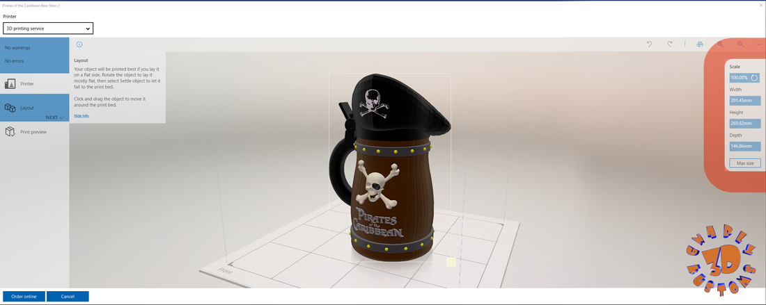 Pirates of the Caribbean Beer Steins Package Deal 3D Print 146206