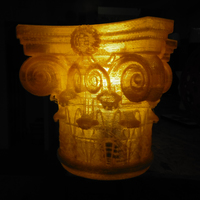 Corinthian Capital 3d printing made - Thumbnail 4