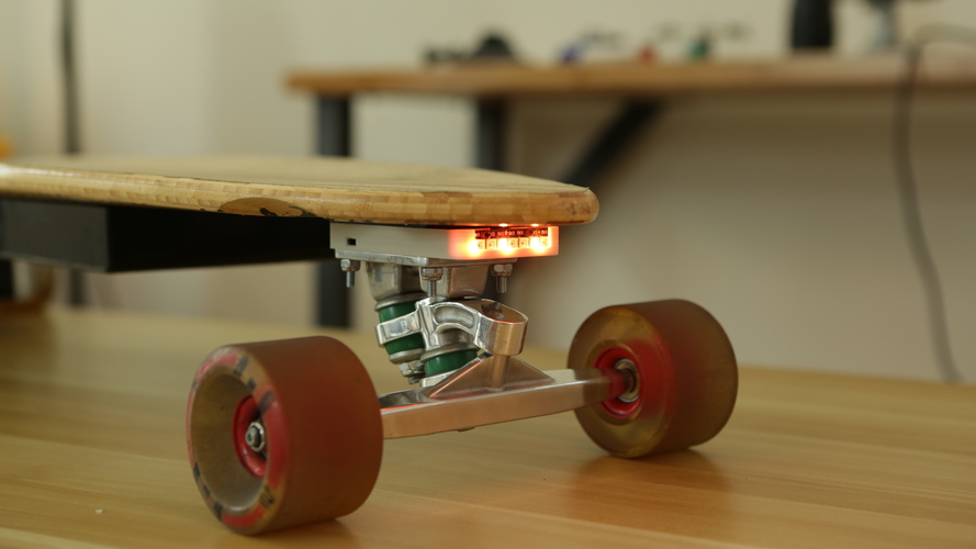 NeoPixel LED Truck Riser for Skateboard Longboard 3D Print 146240