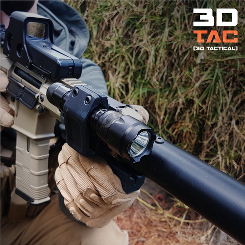 3D Printed 3DTAC - AIRSOFT TACTICAL TORCH / LAMP MOUNT by 3DTAC | Pinshape
