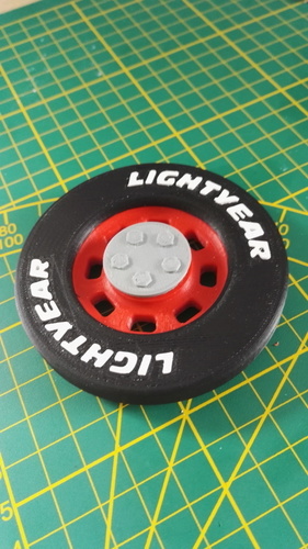 Fidget spinner Lightyear cars 3D Print 146344