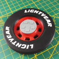 Small Fidget spinner Lightyear cars 3D Printing 146344