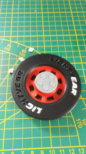 Fidget spinner Lightyear cars 3D Print 146345