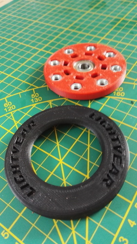 Fidget spinner Lightyear cars 3D Print 146346