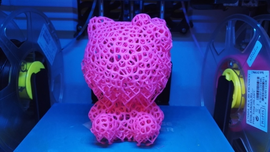 Hello Kitty, + voronoi 3D Print 146370