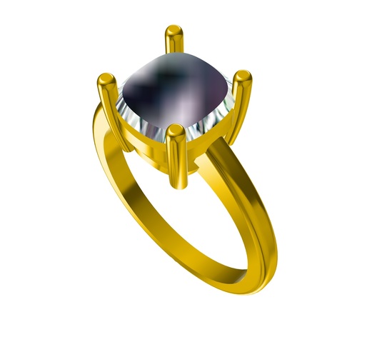 Engagement Ring 3D CAD Model In STL Format 3D Print 146568