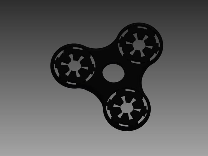 Imperial Republic fidget spinner 3D Print 146589