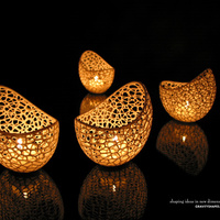 Filigree double wall tealight holder - Thumbnail 11