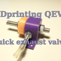 Small QEV - Quick Exaust Valve 3D Printing 146756