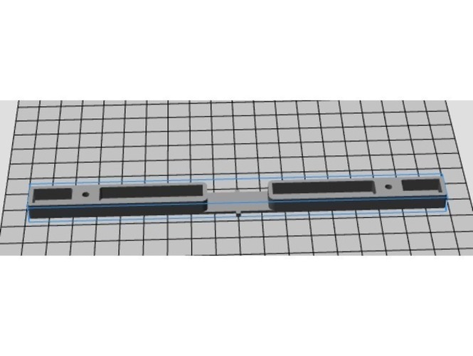 Trailer Support Part_2x Holes 3D Print 146818