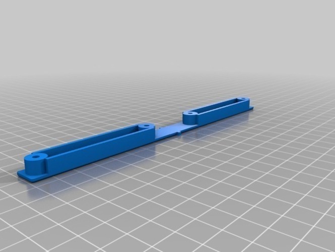 Trailer Support Part_4x Holes 3D Print 146823