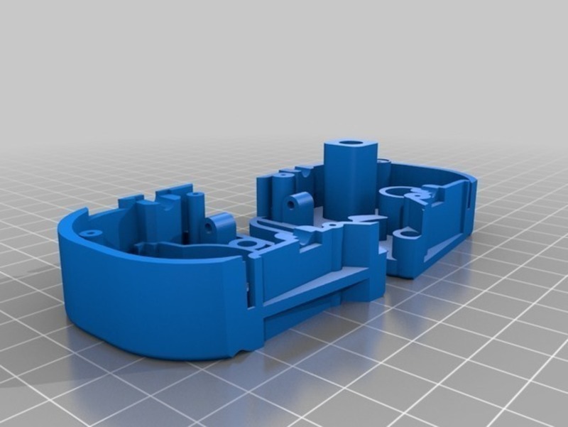 Small shell for stock coldend to convert to bowden extruder