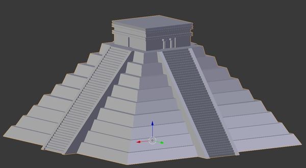 Ancient Mayan Pyramid- Temple of Kulkulcan