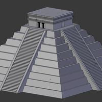 Ancient Mayan Pyramid- Temple of Kulkulcan - Thumbnail 2
