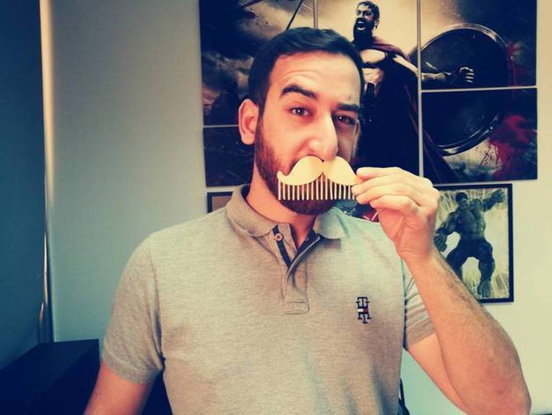 Mustache Comb