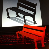 Small  Bench for a seat 3D Printing 147209