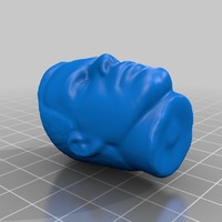 Small Man' Head 3D Printing 14732