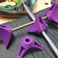 Universal Spool Holder Remix - no supports or bearings needed - Thumbnail 2