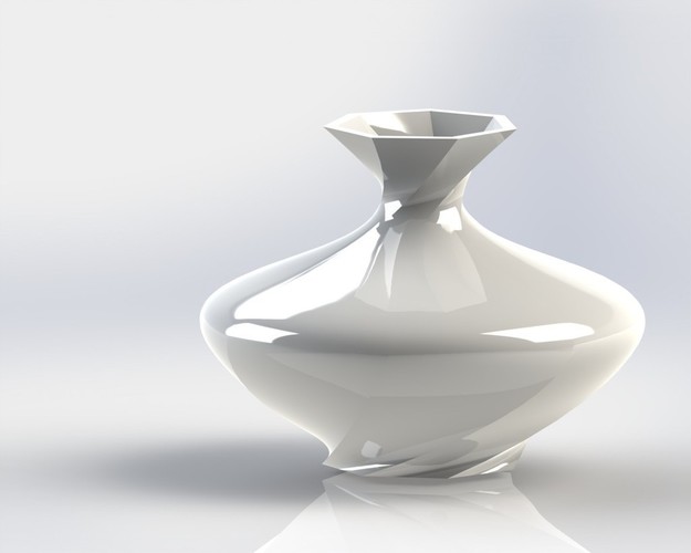 Vase Twisted 03 3D Print 147417