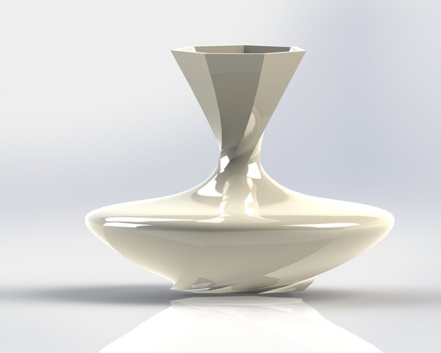 Vase Twist 02 3D Print 147420