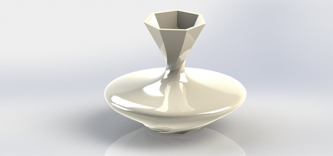 Vase Twist 02 3D Print 147422