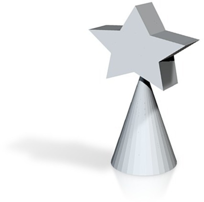 small christmas  tree star