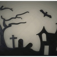 Halloween Glow in the dark window hanger - Thumbnail 2