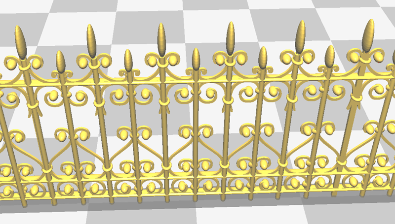 iron fence