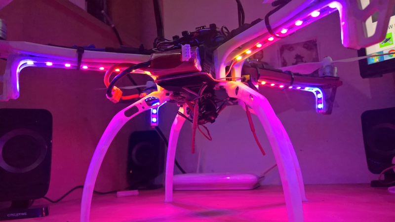 Soporte leds F450