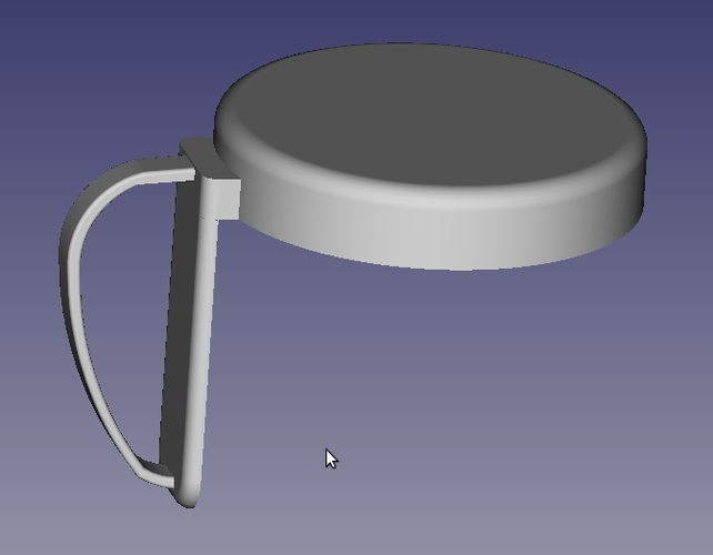 Nutribullet lid with handle 3D Print 147642
