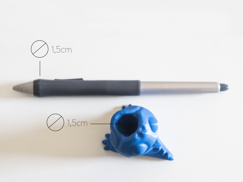 3D Printed Wacom Dragon Pen Holder by Elf Pla