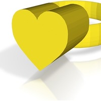 heart ring size 11 - Thumbnail 1