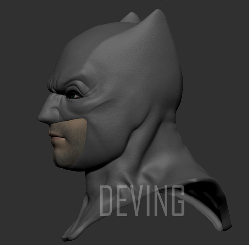 Batman justice league cowl v1.2 3D Print 147822