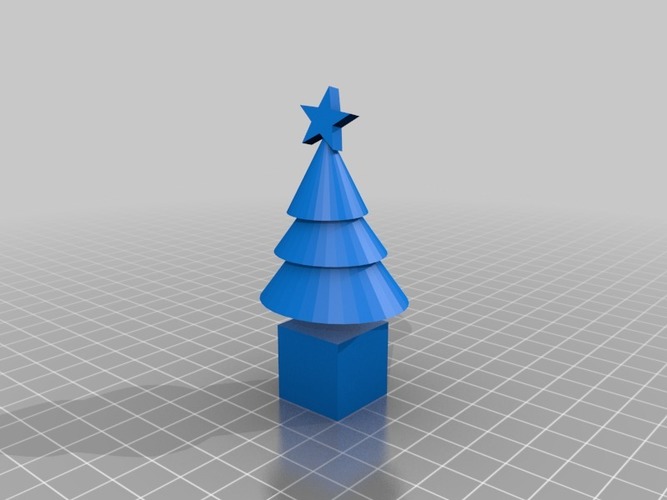 star cone xmas tree 3D Print 14783