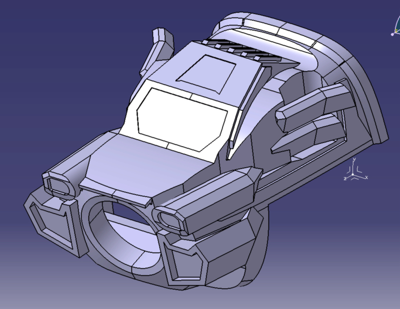 Scocca Cover Bebop Parrot INTERCEPTOR II