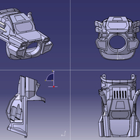 Scocca Cover Bebop Parrot INTERCEPTOR II - Thumbnail 2