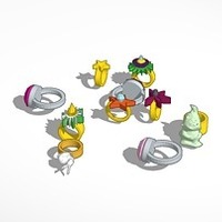 assorted rings - Thumbnail 1