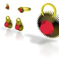 fire star jewelry set - Thumbnail 1
