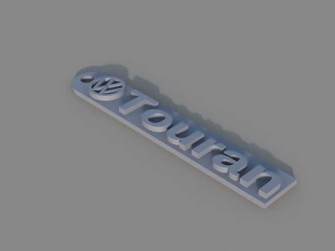 VW Touran Keychain 3D Print 147939